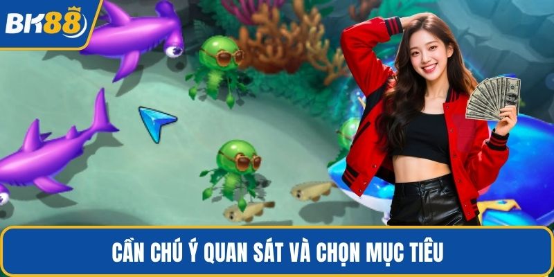 Cần chú ý quan sát và chọn mục tiêu