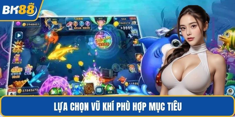 Lựa chọn vũ khí phù hợp mục tiêu