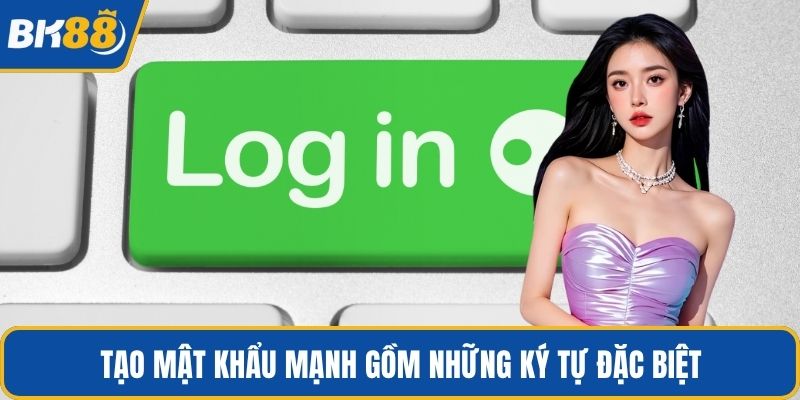 Tạo mật khẩu mạnh gồm những ký tự đặc biệt